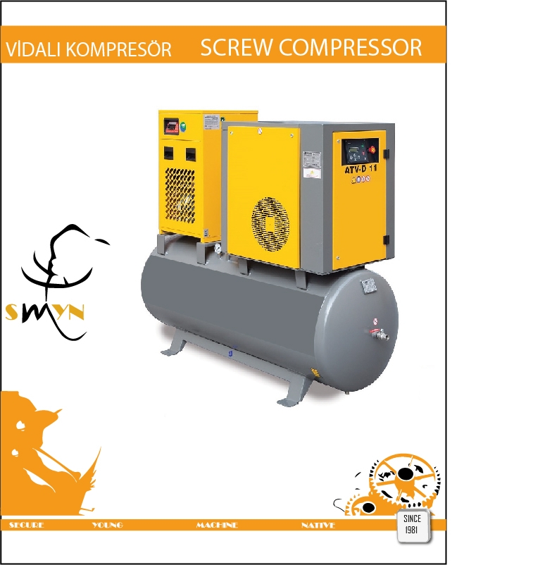 VİDALI KOMPRESÖR - SCREW TYPE COMPRESSOR